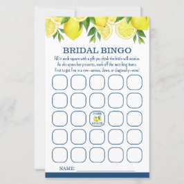 Bridal Bingo Lemon Brautparty Game