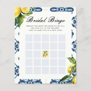 Bridal Bingo Lemon Positano Brautparty Game