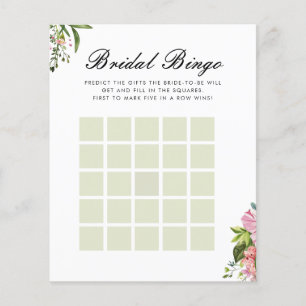 Bridal Bingo Margarita Mexican Brautparty Game