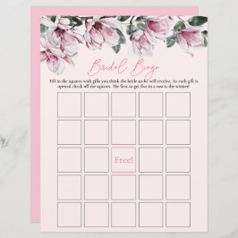 Bridal Bingo | Rosa Brautparty Game