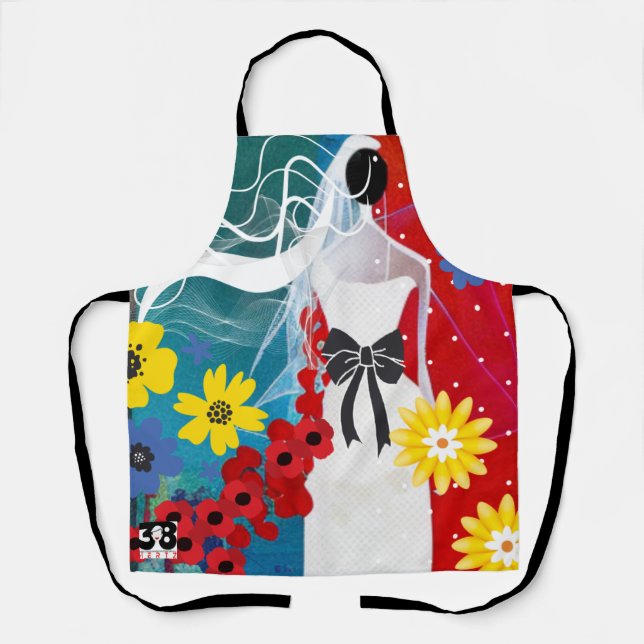 Bridal Bliss Schürze (Vorderseite)