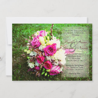 Bridal Bouquet Wedding Einladung