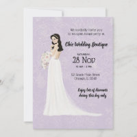 Bridal Boutique offenes Haus wählen Hintergrundfar