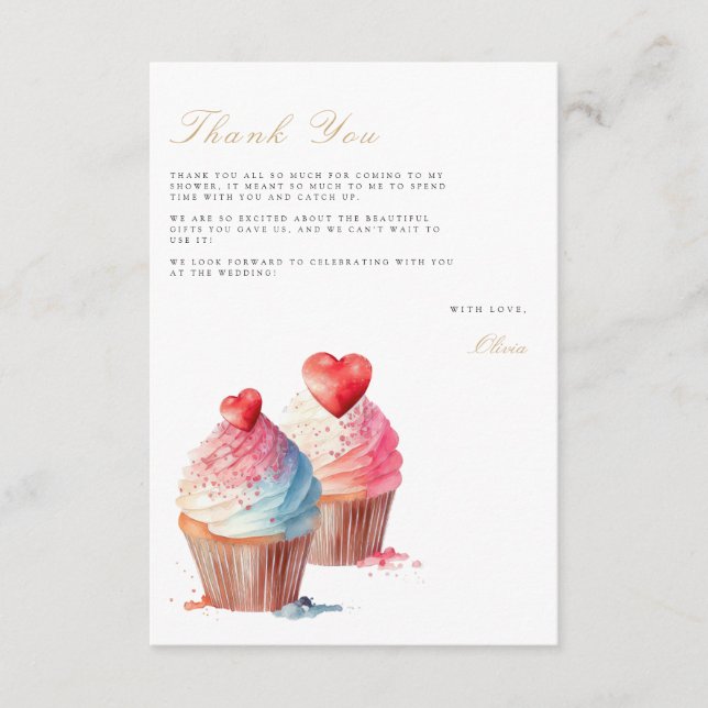 Bridal Brunch Brautparty Vielen Dank Karte (Vorderseite)