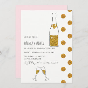 Bridal Brunch und Bubbly Polterabend Einladung