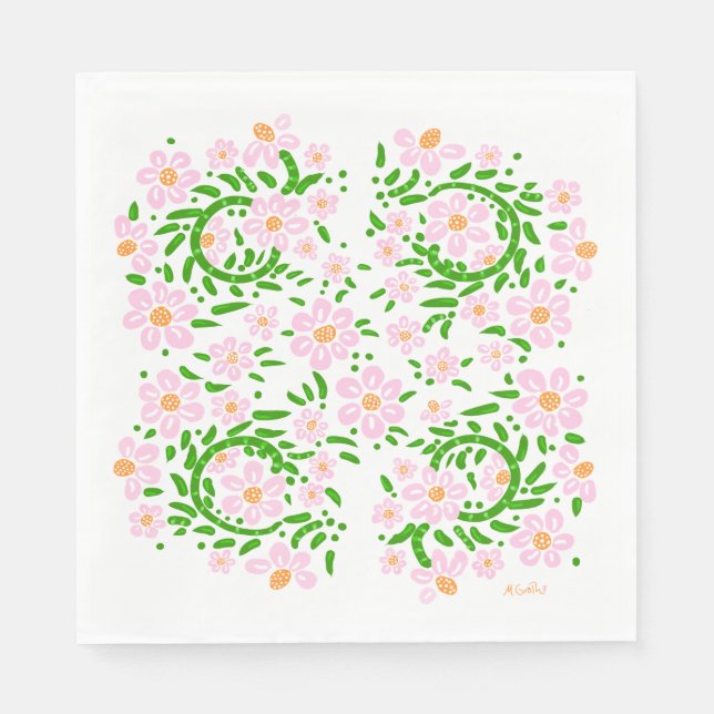 Bridal Butterfly Paper Napkins Serviette (Vorderseite)