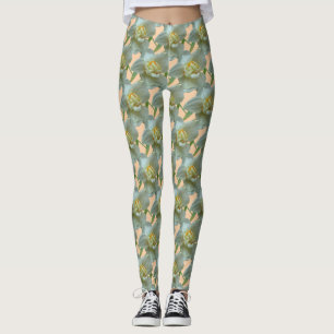 Bridal Crown Daffodil Legging Leggings