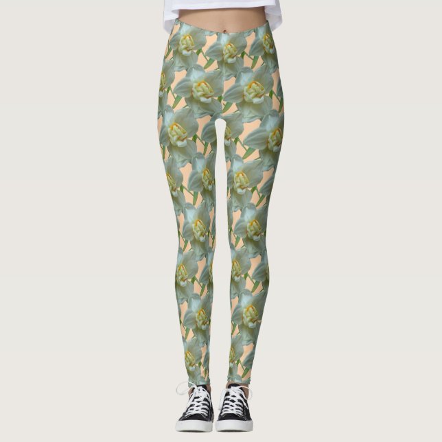 Bridal Crown Daffodil Legging Leggings (Vorderseite)