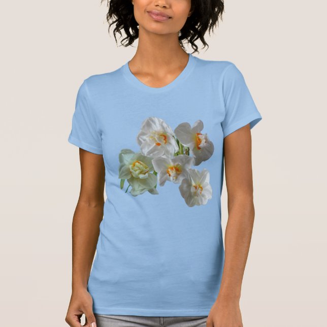 Bridal Crown Daffodils Design T - Shirt (Vorderseite)