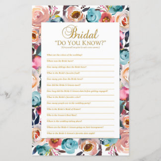 Bridal Do you know Showspiel, Brautparty Game