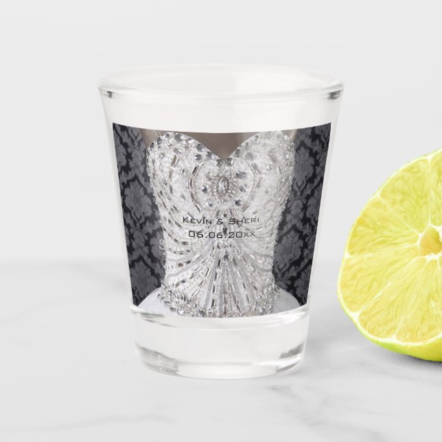 Bridal Dress Schnapsglas (Vorderseite)
