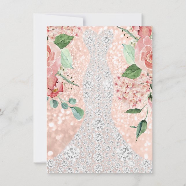 Bridal Dress Spark Rose VIP Rose Florenz Einladung (Rückseite)