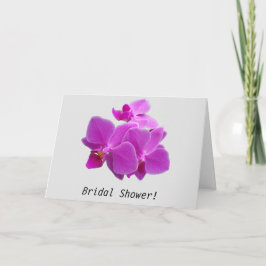 Bridal Dusche Einladung Fuchsia Orchids