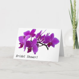 Bridal Dusche Einladung Fuchsia Orchids