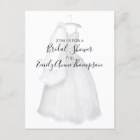 Bridal Dusche Einladung Hübsch schlicht Elegant