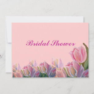 Bridal Dusche Einladung - PINK TULIPS