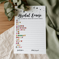 Bridal emoji game with Answers Brautparty game