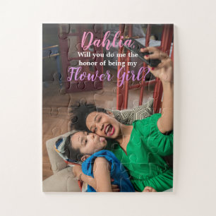 Bridal Flower Girl Vorschlag Foto Puzzle