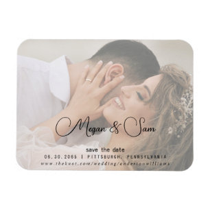 Bridal-Foto-Skriptnamen Hochzeitsskripte speichern Magnet