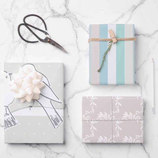 Bridal Geschenkpapier Set (Vorderseite)