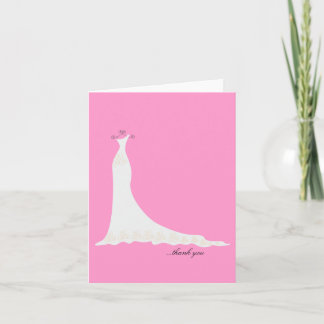 Bridal Gown dankt dir, dass du Notizen {Pink}