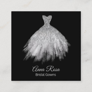 *~* Bridal Gown Hochzeitskleider Quadratische Visitenkarte