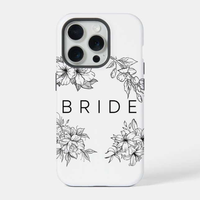 Bridal iPhone 15 pro Telefon Fall Hülle (Rückseite)