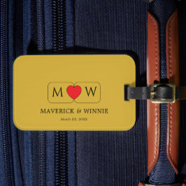 Bridal Luggage Tag Perfekt für ein Hochzeitsgesche Gepäckanhänger