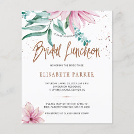 Bridal Luncheon Blumendusche Einladung