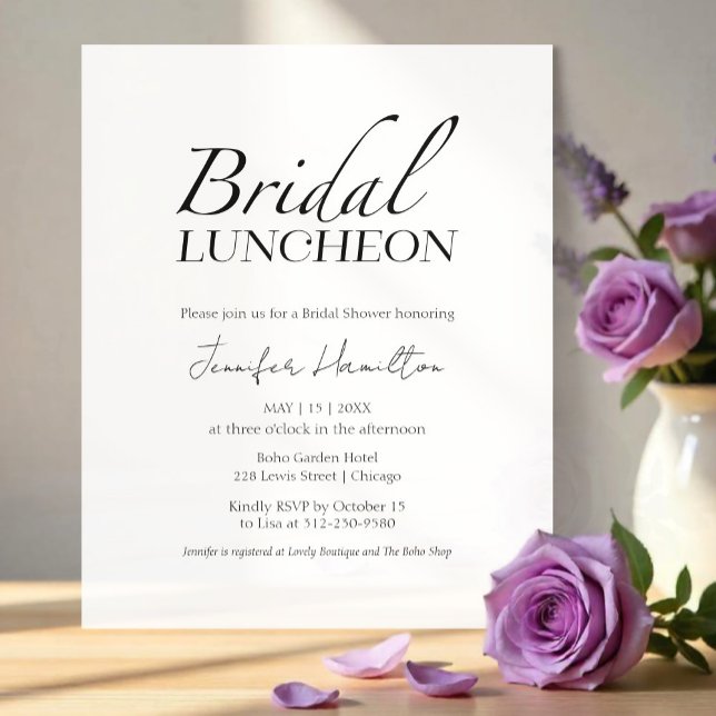 Bridal Luncheon | Schwarz-Weiß-Brautparty (Von Creator hochgeladen)