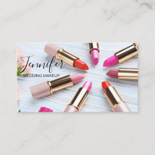 Bridal Makeup Business Card Visitenkarte