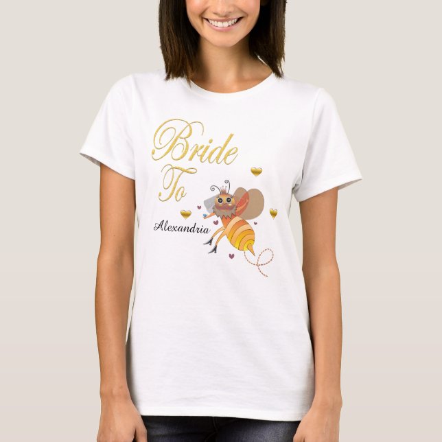 Bridal-Personalisierung T-Shirt (Vorderseite)