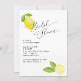 Bridal/Polterabend Einladung mit Lemon