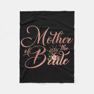 Bridal Polterabend Gift Mama Mutter der Braut Fleecedecke