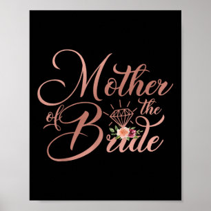 Bridal Polterabend Gift Mama Mutter der Braut Poster
