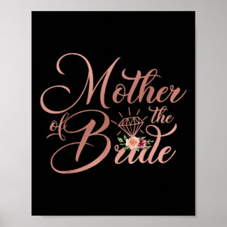 Bridal Polterabend Gift Mama Mutter der Braut Poster