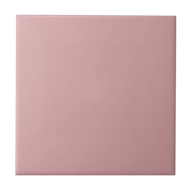 Bridal Rose Solid Color Fliese (Vorderseite)