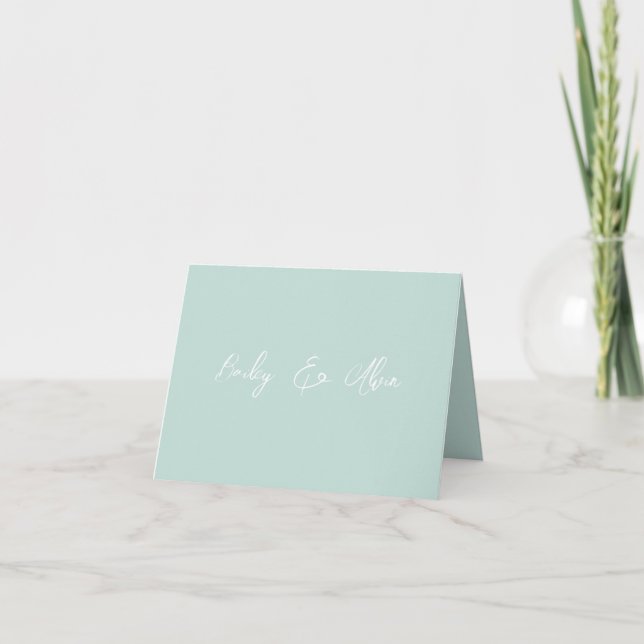 Bridal Seaglass Solid Personalisiert (Vorderseite)