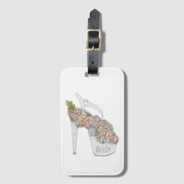 Bridal Shoe und Bouquet-Gepäckanhänger Gepäckanhänger