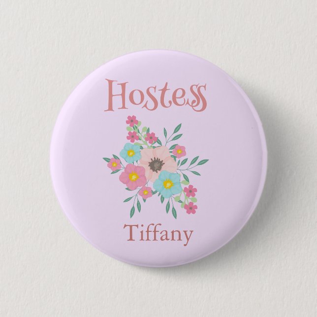 Bridal Shower Hostess Button (Vorderseite)
