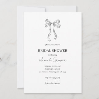 Bridal Shower Invitation Einladung