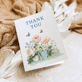 Bridal Shower Tea Party Invitation Thank You Card Einladung