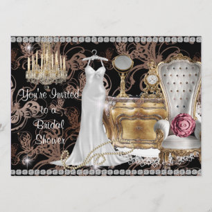 BRIDAL SHOWING INVITATION Antiquitätenpapier Einladung