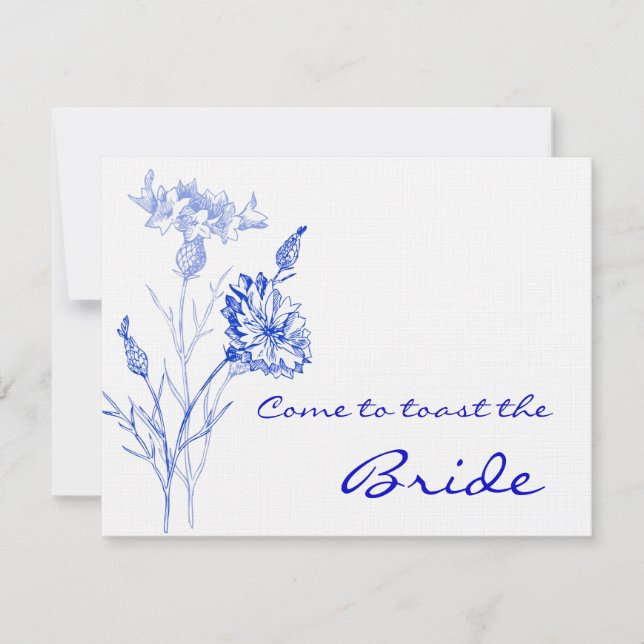 BRIDAL SHOWINVITATION EINLADUNG (Vorderseite)