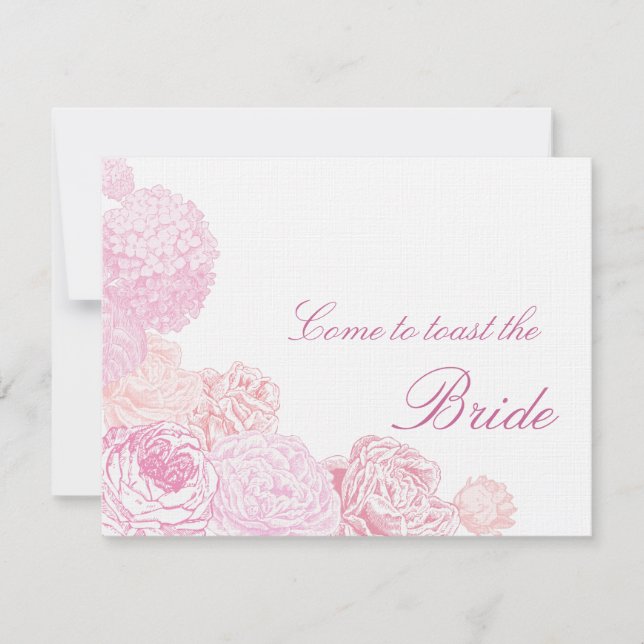 BRIDAL SHOWINVITATION EINLADUNG (Vorderseite)