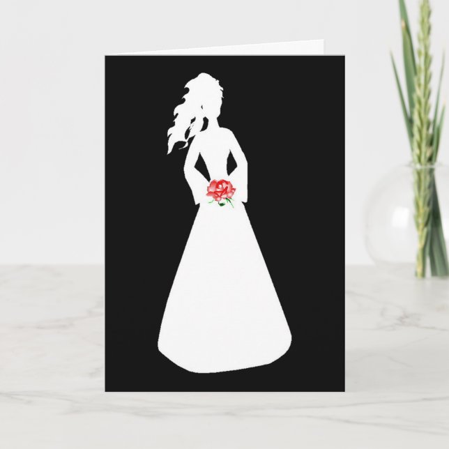 Bridal Silhouette II Einladung (Vorderseite)