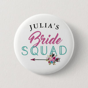 Bridal Squad Brid Abzeichen Bachelorette Tribe But Button