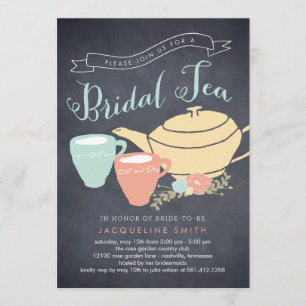 Bridal Tea Bridal Dusche Einladung