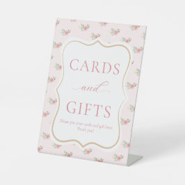 Bridal Tea Party Karten und Geschenke Sockelschild