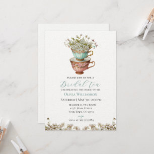 Bridal Tea Polterabend Einladung
